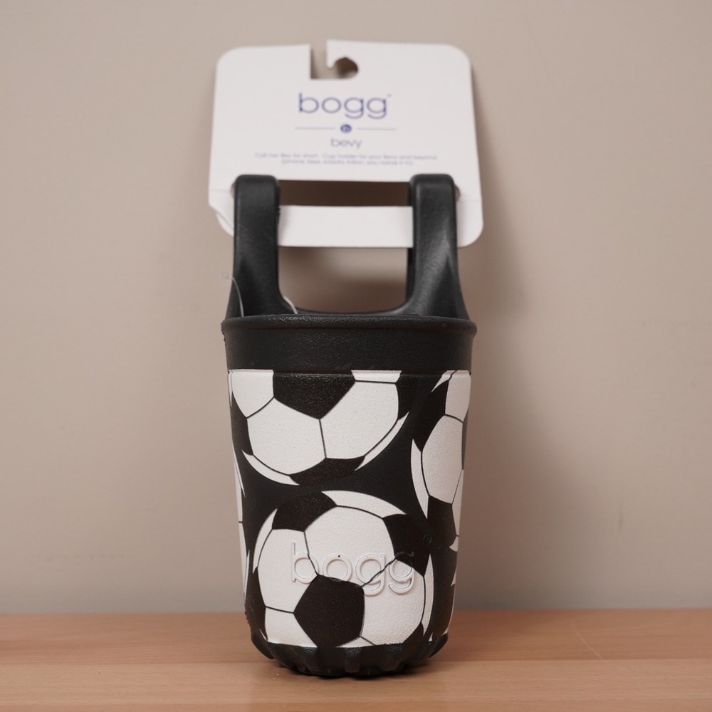 Bogg Bevy Cup Holder Soccer Print Unisex OS White Accessory